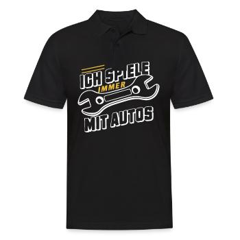 Mechanic Mechanic Workshop Car Mechanic - Men's Polo Shirt - black - Front - Kai (181cm)