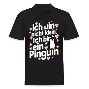 Pinguin Zwergpinguine Kaiserpinguin - Männer Poloshirt - Schwarz - Vorne - Kai (181cm)