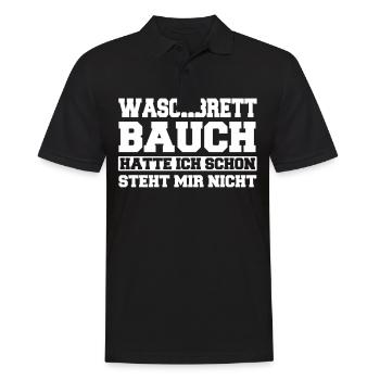 Sarcasme Ironie Drôle Paroles sarcastiques - Polo Homme - noir - Devant - Kai (181cm)