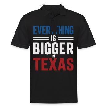 Texas State Texans Texas - Men's Polo Shirt - black - Front - Kai (181cm)