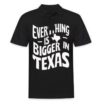 Texas State Texans Texas - Men's Polo Shirt - black - Front - Kai (181cm)