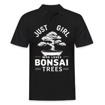 Bonsai Baum Japanisch Bonsai - Männer Poloshirt - Schwarz - Vorne - Kai (181cm)