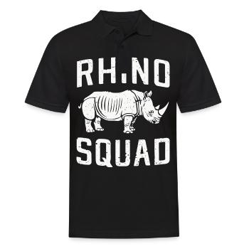 Rhinocéros Rhinocéros - Polo Homme - noir - Devant - Kai (181cm)