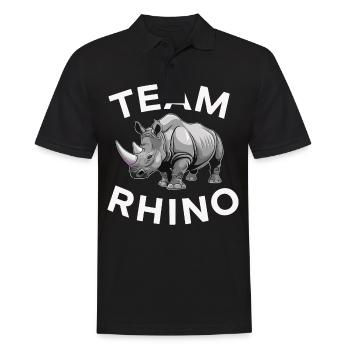 Rhinocéros Rhinocéros - Polo Homme - noir - Devant - Kai (181cm)