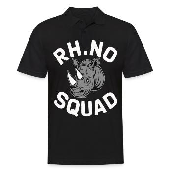 Rhinocéros Rhinocéros - Polo Homme - noir - Devant - Kai (181cm)