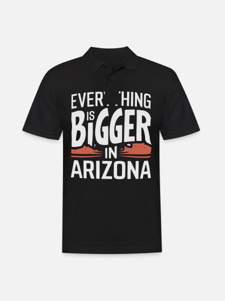 Arizona, USA, America - Men's Polo Shirt - black