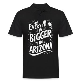 Arizona, États-Unis, Amérique - Polo Homme - noir - Devant - Kai (181cm)