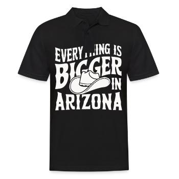 Arizona, États-Unis, Amérique - Polo Homme - noir - Devant - Kai (181cm)