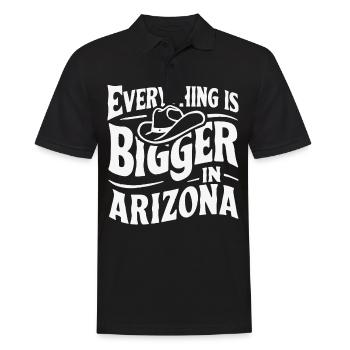 Arizona, États-Unis, Amérique - Polo Homme - noir - Devant - Kai (181cm)