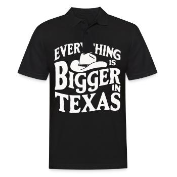 Texas State Texans Texas - Men's Polo Shirt - black - Front - Kai (181cm)