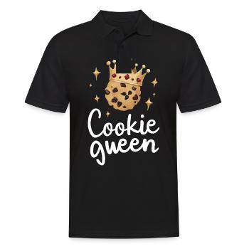 Cookies Cookie Keks Kekse Schokolade - Männer Poloshirt - Schwarz - Vorne - Kai (181cm)