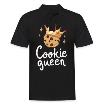 Cookies Cookie Keks Kekse Schokolade - Männer Poloshirt - Schwarz - Vorne - Kai (181cm)