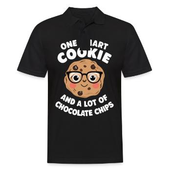 Cookies Cookie Keks Kekse Schokolade - Männer Poloshirt - Schwarz - Vorne - Kai (181cm)