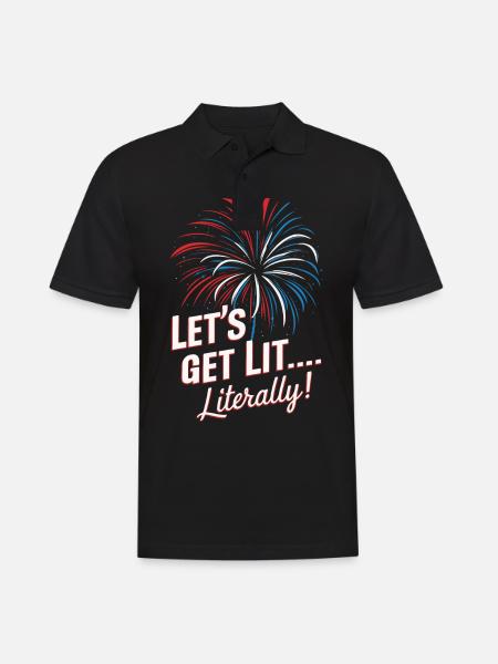 Pyrotechnics Fireworks Pyrotechnics - Men's Polo Shirt - black