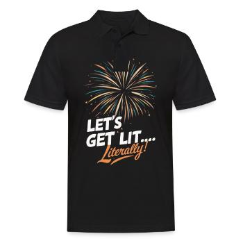 Pyrotechnie Feux d’artifice Pyrotechnie - Polo Homme - noir - Devant - Kai (181cm)