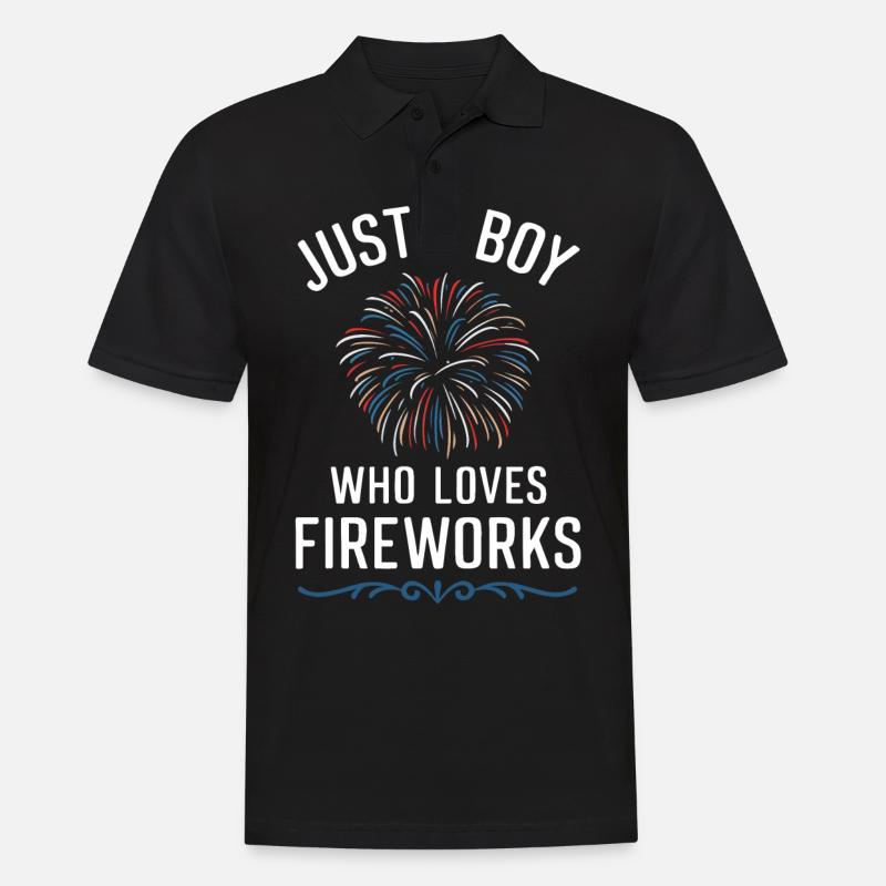 Pyrotechnics Fireworks Pyrotechnics - Men's Polo Shirt - black