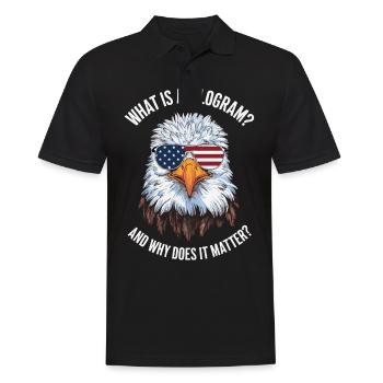 Lustig Sarkasmus sarkastischer Humor Ironie - Männer Poloshirt - Schwarz - Vorne - Kai (181cm)
