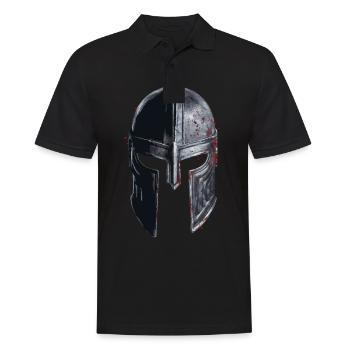 Crusader Knights Templar Middle Ages - Men's Polo Shirt - black - Front - Kai (181cm)