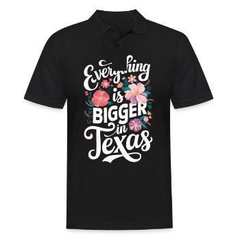 Texas State Texans Texas - Men's Polo Shirt - black - Front - Kai (181cm)