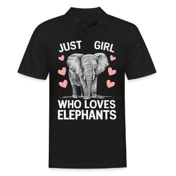 Éléphant Animal Éléphants Zoo - Polo Homme - noir - Devant - Kai (181cm)