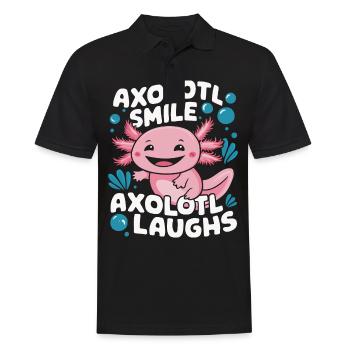Poisson axolotl - Polo Homme - noir - Devant - Kai (181cm)