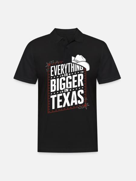 Texas State Texans Texas - Men's Polo Shirt - black