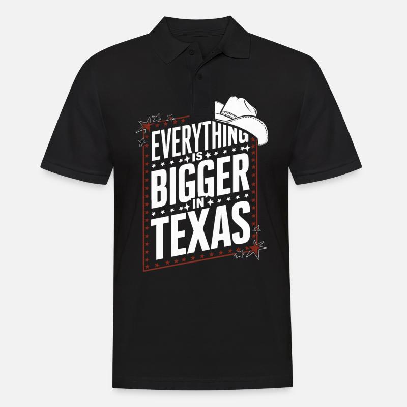 Texas State Texans Texas - Men's Polo Shirt - black