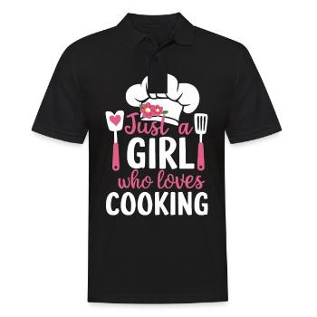 Chef Cooking Cheff Bäker - Men's Polo Shirt - black - Front - Kai (181cm)