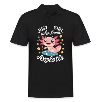 Poisson axolotl - Polo Homme - noir - Devant - Kai (181cm)