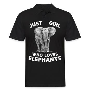 Éléphant Animal Éléphants Zoo - Polo Homme - noir - Devant - Kai (181cm)