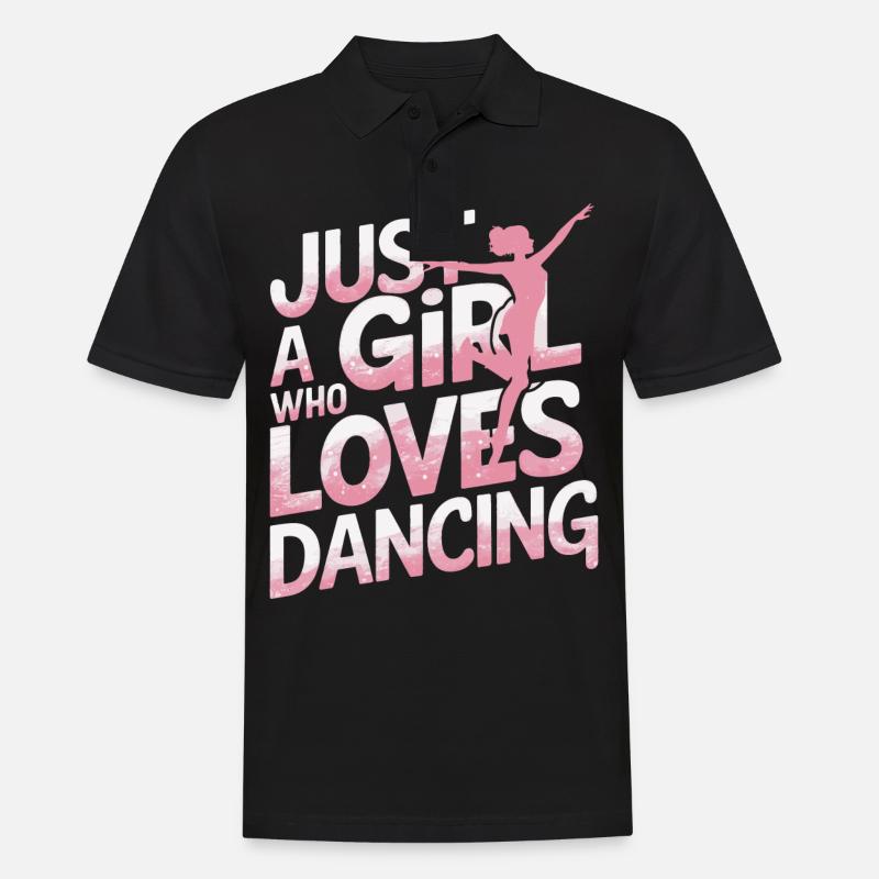 Dancing Dancers Dancing - Men's Polo Shirt - black