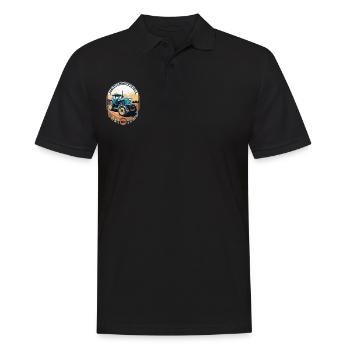 Agriculteurs 2024 - Polo Homme - noir - Devant - Kai (181cm)