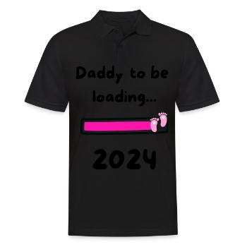 Papa chargement 2024 Fille - Polo Homme - noir - Devant - Kai (181cm)