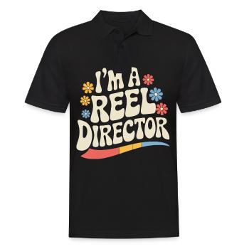 Filmmaker Film Director Cinematographer Film - Men's Polo Shirt - black - Front - Kai (181cm)