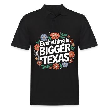 Texas State Texans Texas - Men's Polo Shirt - black - Front - Kai (181cm)