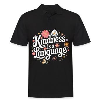 Altruismo Selbstloses Geben Gebende Schulgeist - Männer Poloshirt - Schwarz - Vorne - Kai (181cm)
