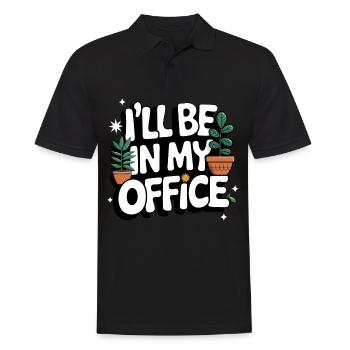 Gardener Garden Plants Gardening - Men's Polo Shirt - black - Front - Kai (181cm)