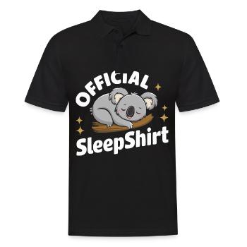 Koala Koala Koala Bear Animal - Men's Polo Shirt - black - Front - Kai (181cm)
