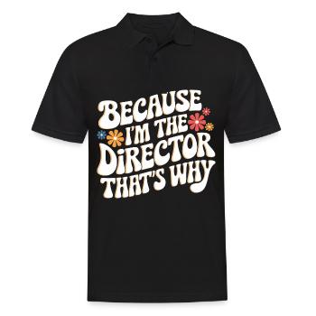 Filmmaker Film Director Cinematographer Film - Men's Polo Shirt - black - Front - Kai (181cm)
