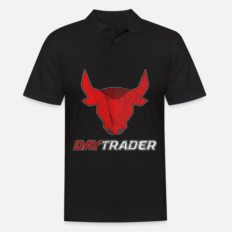 Daytrader - Bourse Bourse Bourse - Polo Homme - noir