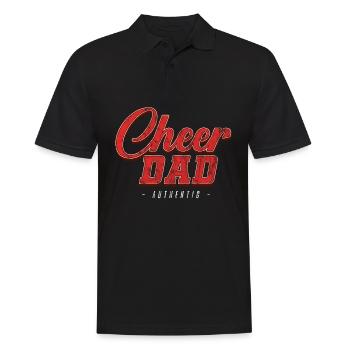 Cheer Dad - Cheerleading - Männer Poloshirt - Schwarz - Vorne - Kai (181cm)