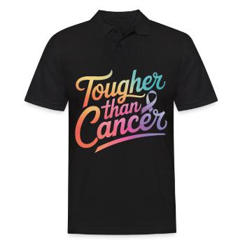 Sensibilisation au cancer Cancer Cancer du sein - Polo Homme - noir - Devant - Kai (181cm)