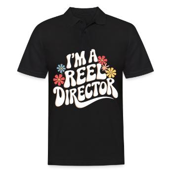 Filmmaker Film Director Cinematographer Film - Men's Polo Shirt - black - Front - Kai (181cm)