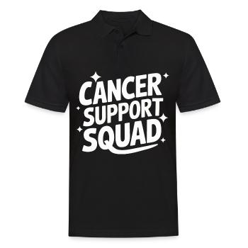 Sensibilisation au cancer Cancer Cancer du sein - Polo Homme - noir - Devant - Kai (181cm)