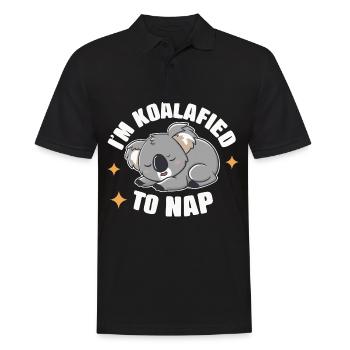 Koala Koala Koala Ours Koala Animal - Polo Homme - noir - Devant - Kai (181cm)
