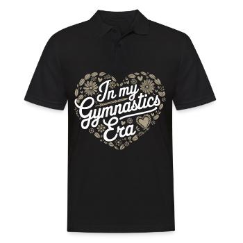 Turnen Turner Gymnastik - Männer Poloshirt - Schwarz - Vorne - Kai (181cm)