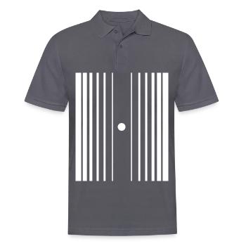 Effet physique dopé nerd science physique - Polo Homme - charbon - Devant - Nico (186cm)