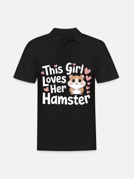 Hamster - Polo Homme - noir