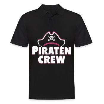 Pirate Carnaval Carnaval Déguisement - Polo Homme - noir - Devant - Kai (181cm)