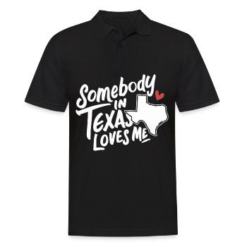 État du Texas Texans Texas - Polo Homme - noir - Devant - Kai (181cm)